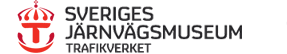 Trafikverket Järnvägsmuseer logotyp - länk till startsidan